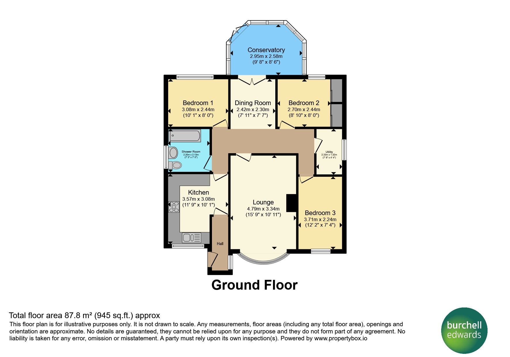 3, Westland Drive, Nottingham floorplan