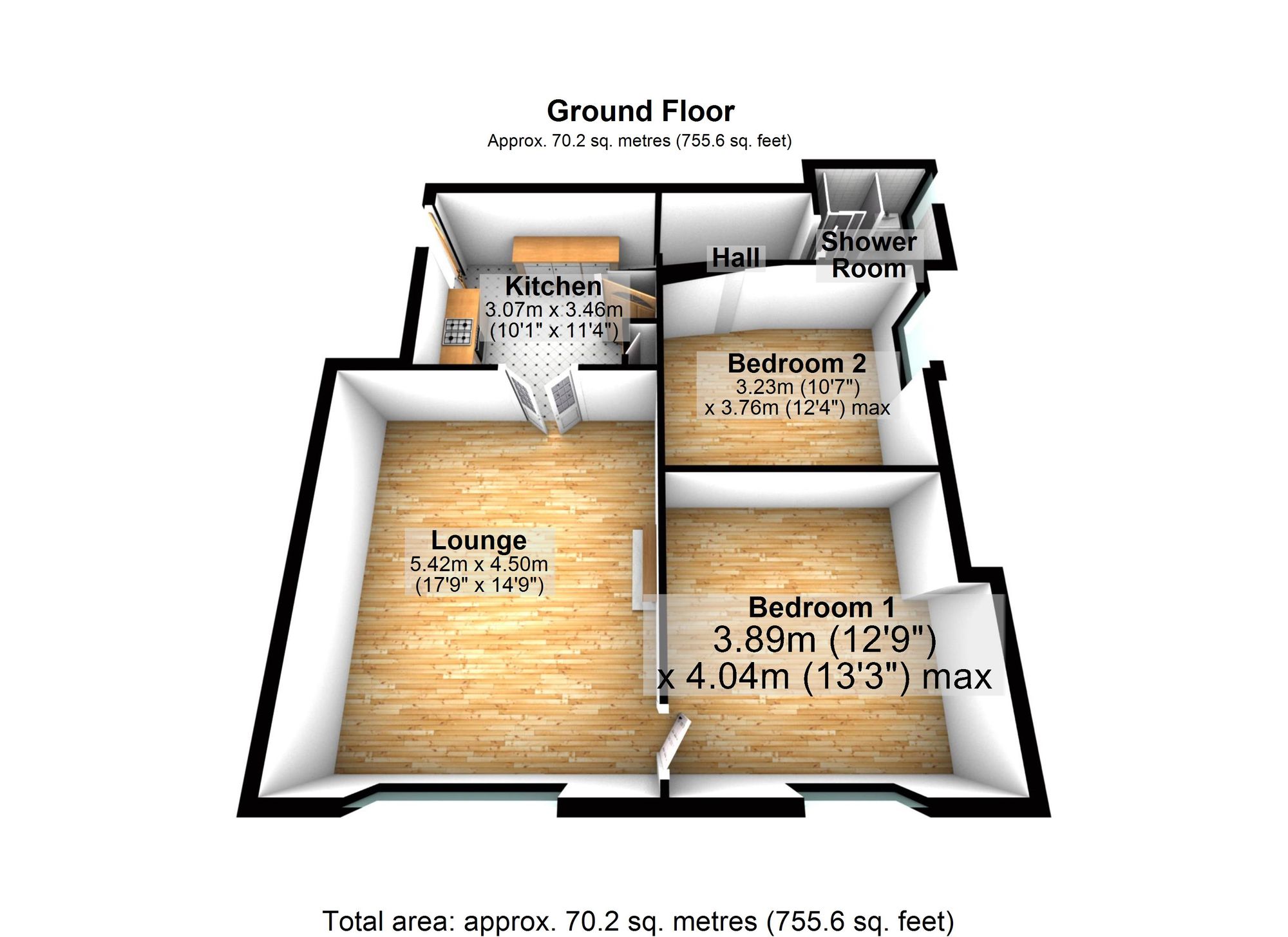 Flat 5, Villa Borghese Ridgeway Road, Torquay floorplan