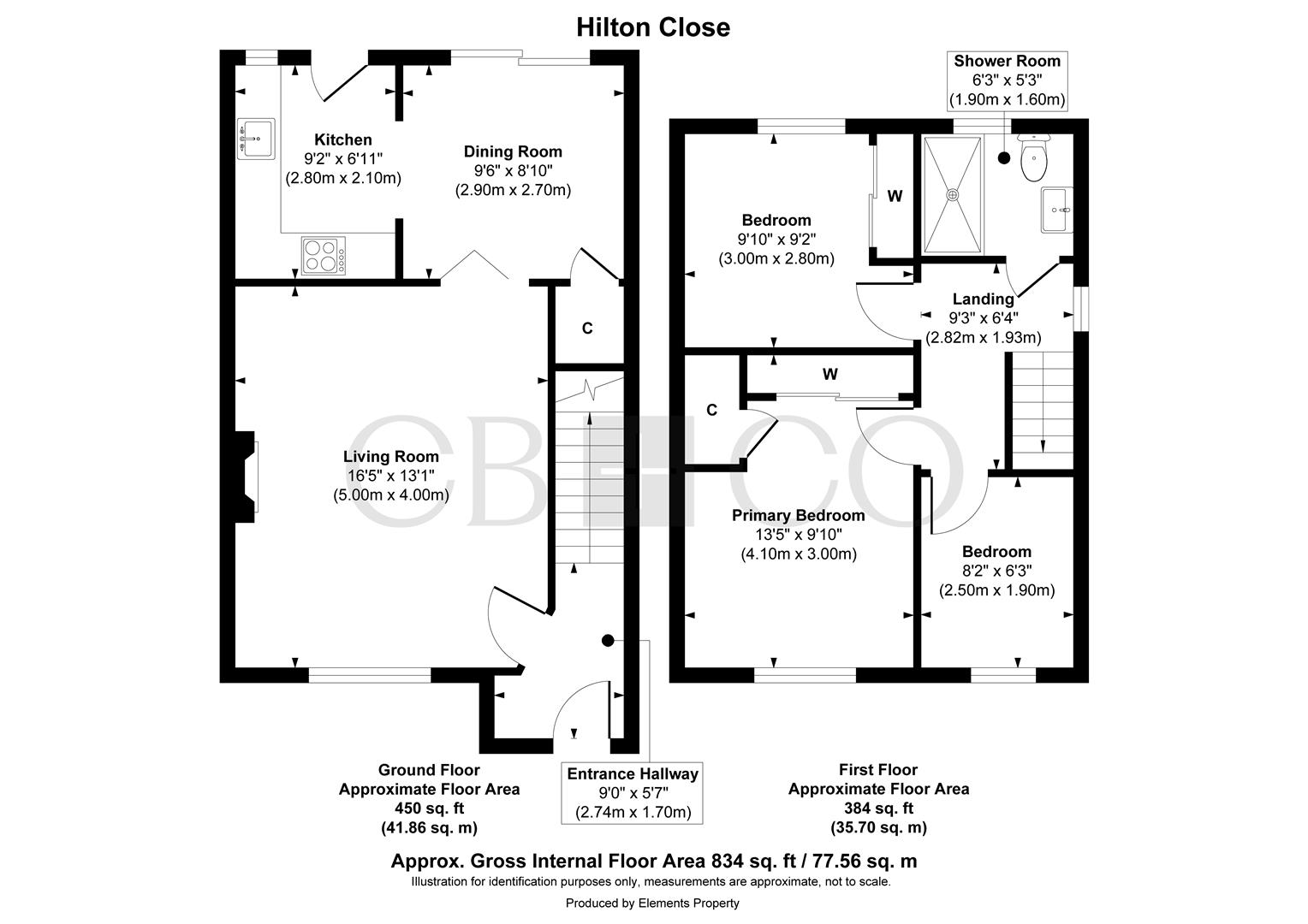 34, Hilton Close, Derby floorplan