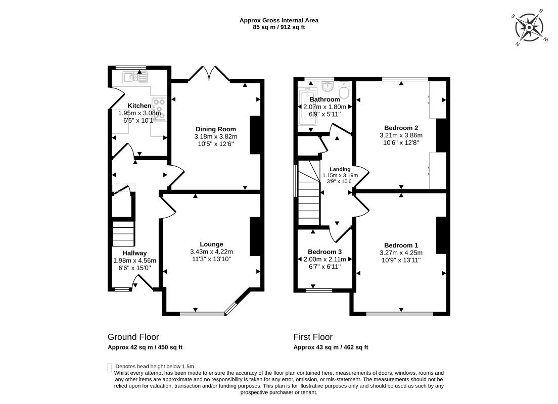 6, Ruskin Walk, Bromley floorplan