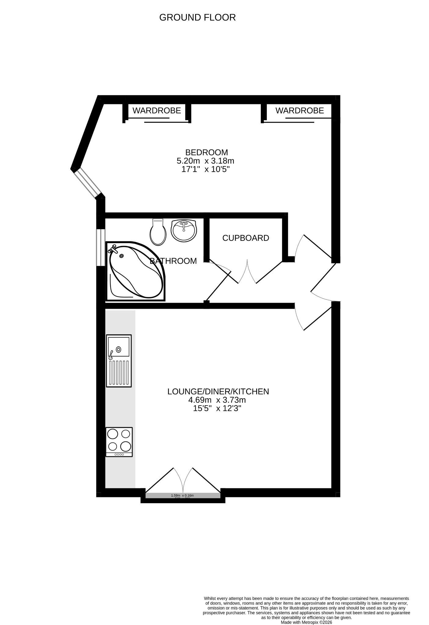 23 Flora Gardens, Penrose Road, Cornwall floorplan