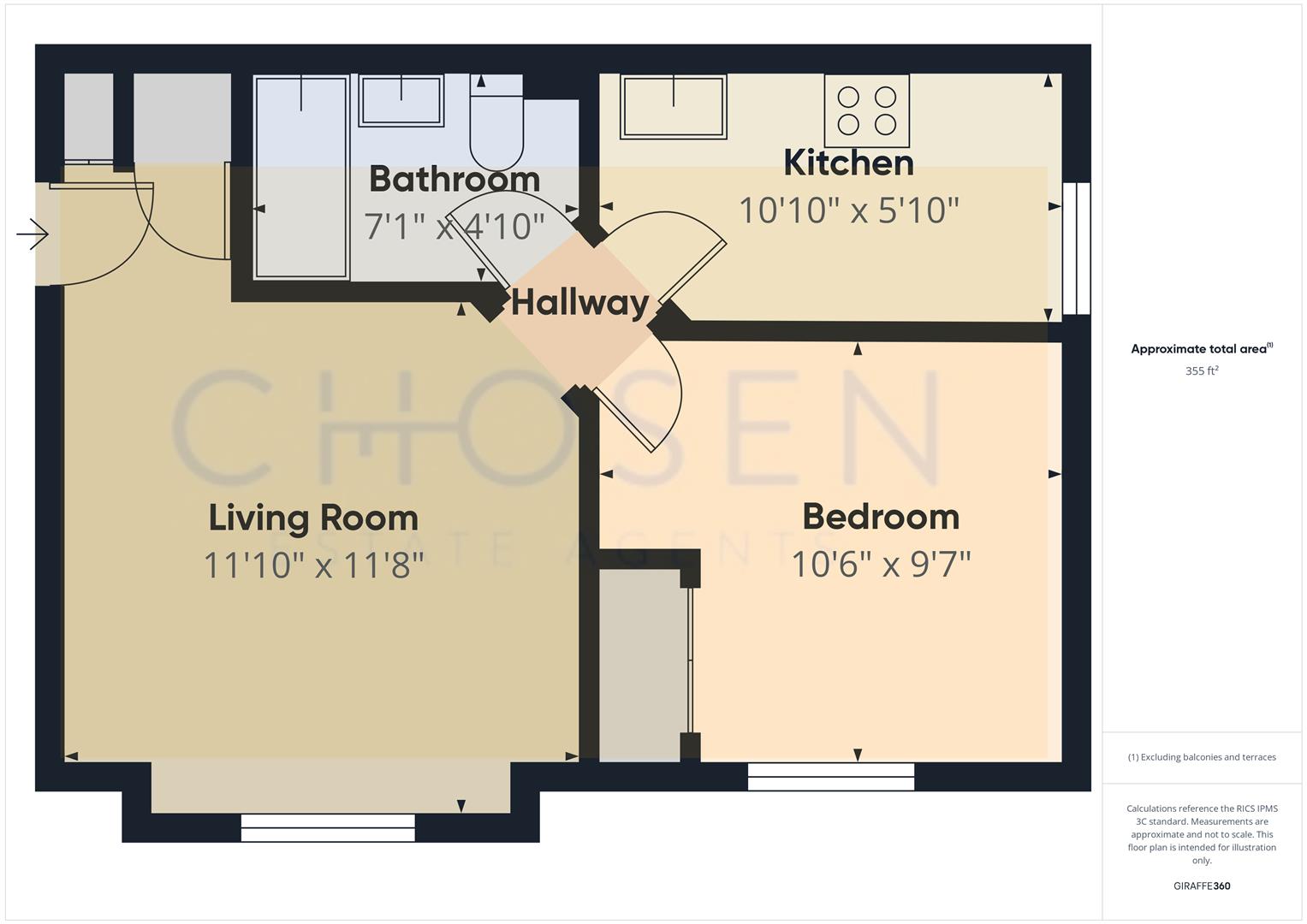8 Kerria Court, Vervain Close, Gloucester floorplan