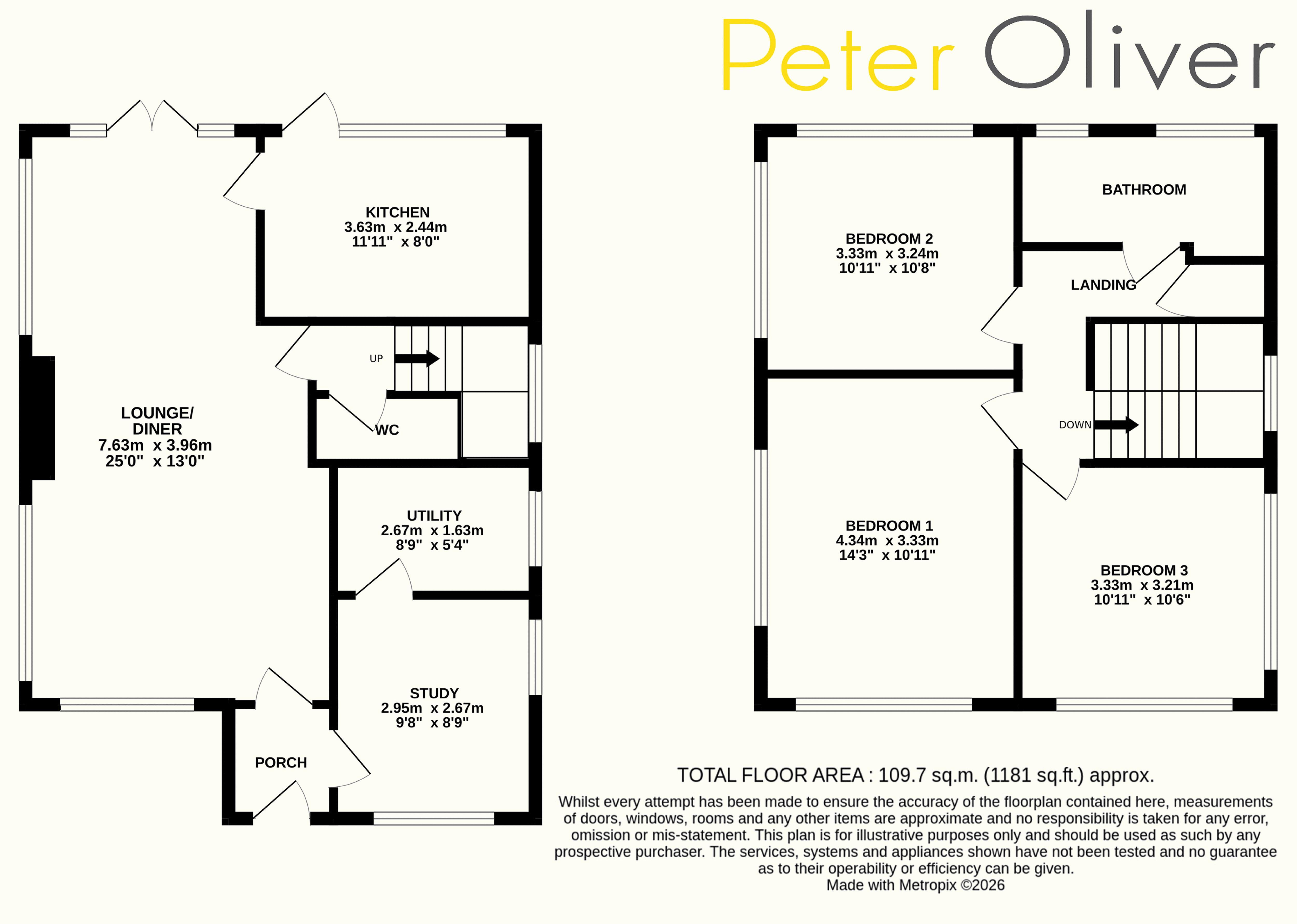 Applewood, Ghyll Road, Heathfield floorplan