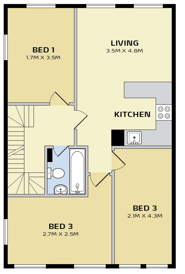64c Church Road,, Brent, London floorplan