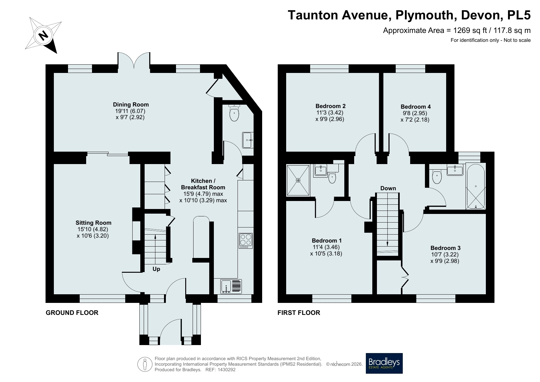 200, Taunton Avenue, Devon floorplan