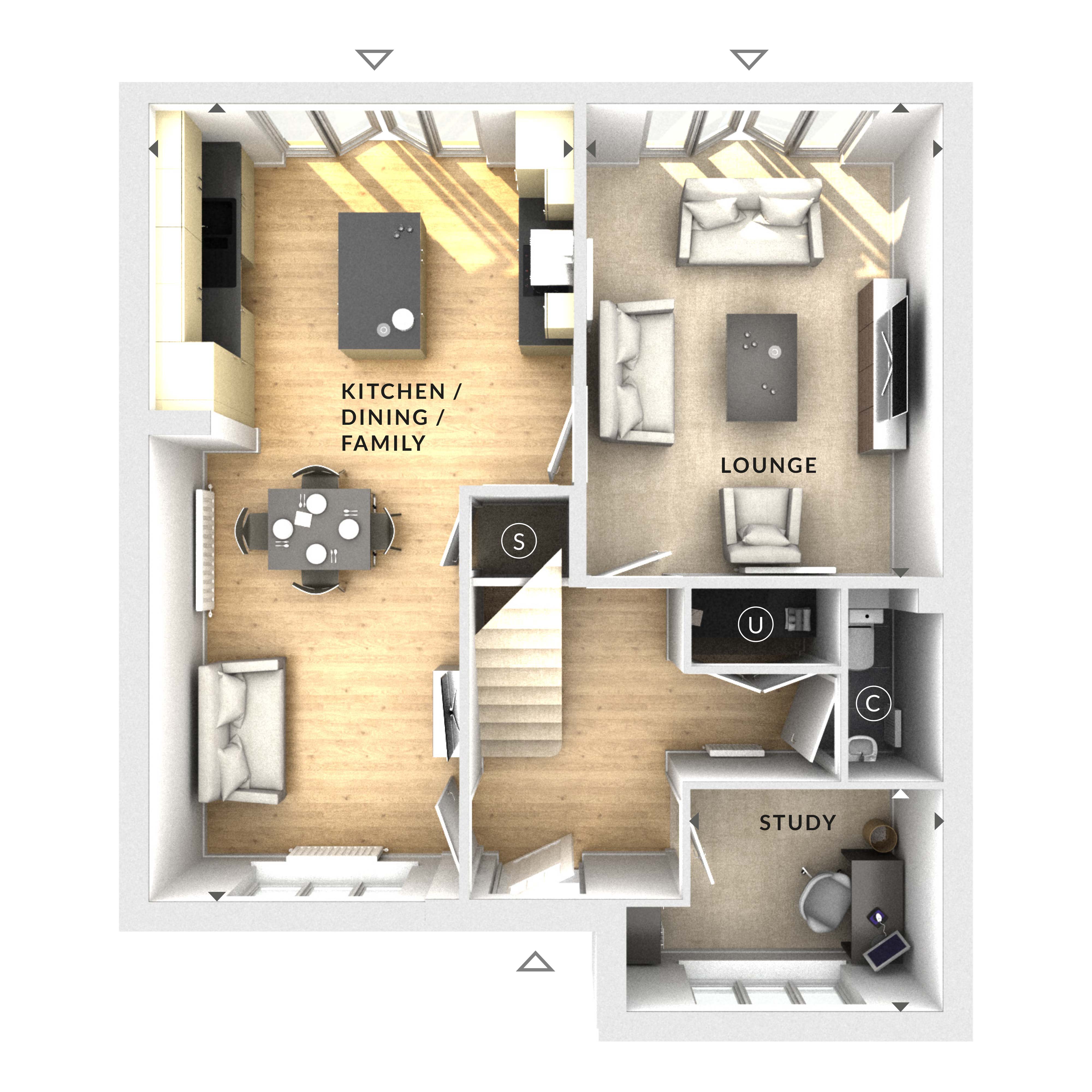 75, Willen Road, Newport Pagnell, Milton Keynes floorplan