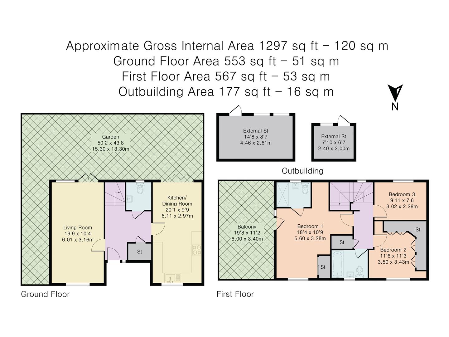 3, Findings Lane, Harlow floorplan