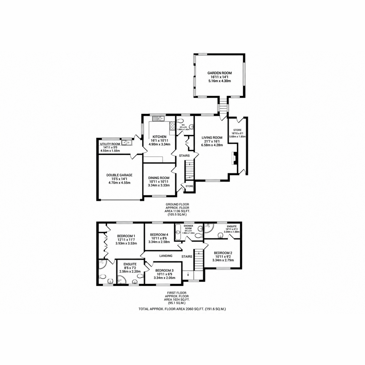 542, Chester Road South, Kidderminster floorplan