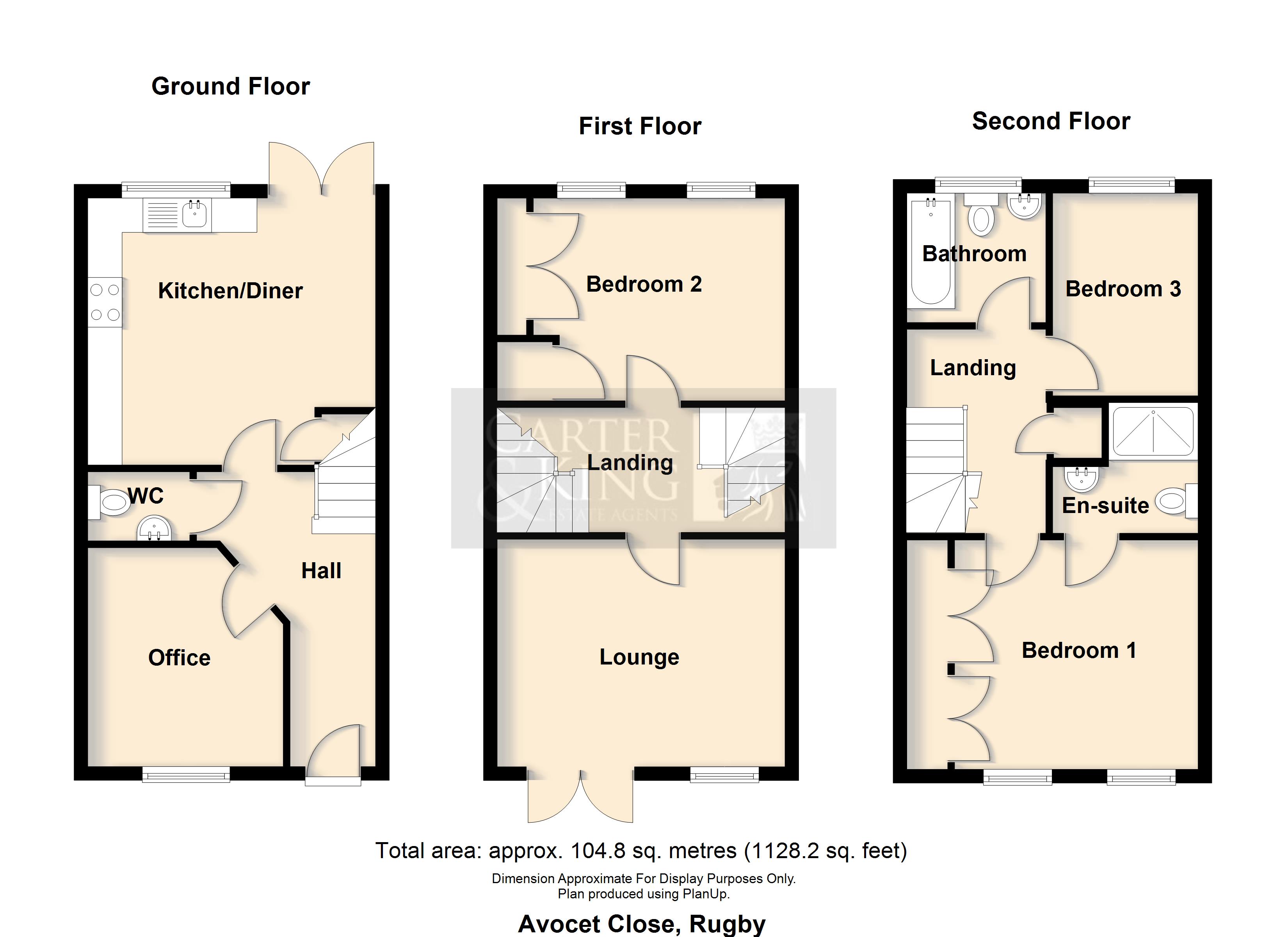 38, Avocet Close, Rugby floorplan