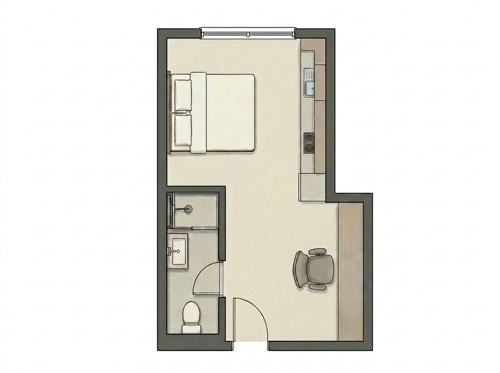 Flat 307, Bard House 14-22 Shakespeare Street, Nottingham floorplan