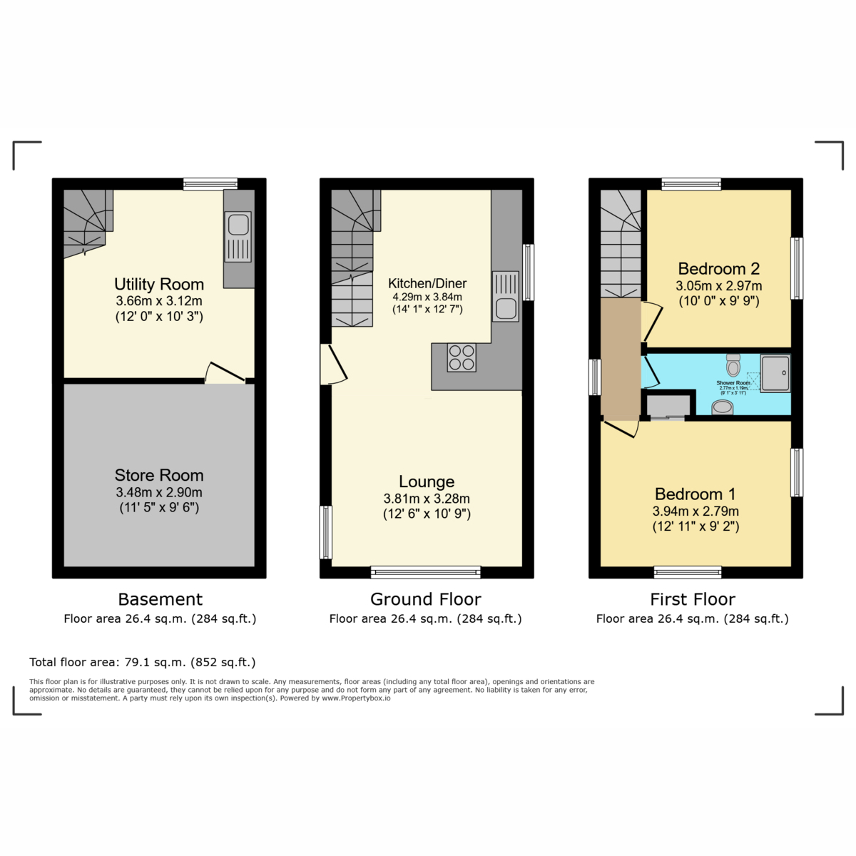 The Old Saw Pit, High Street, Wroxall floorplan