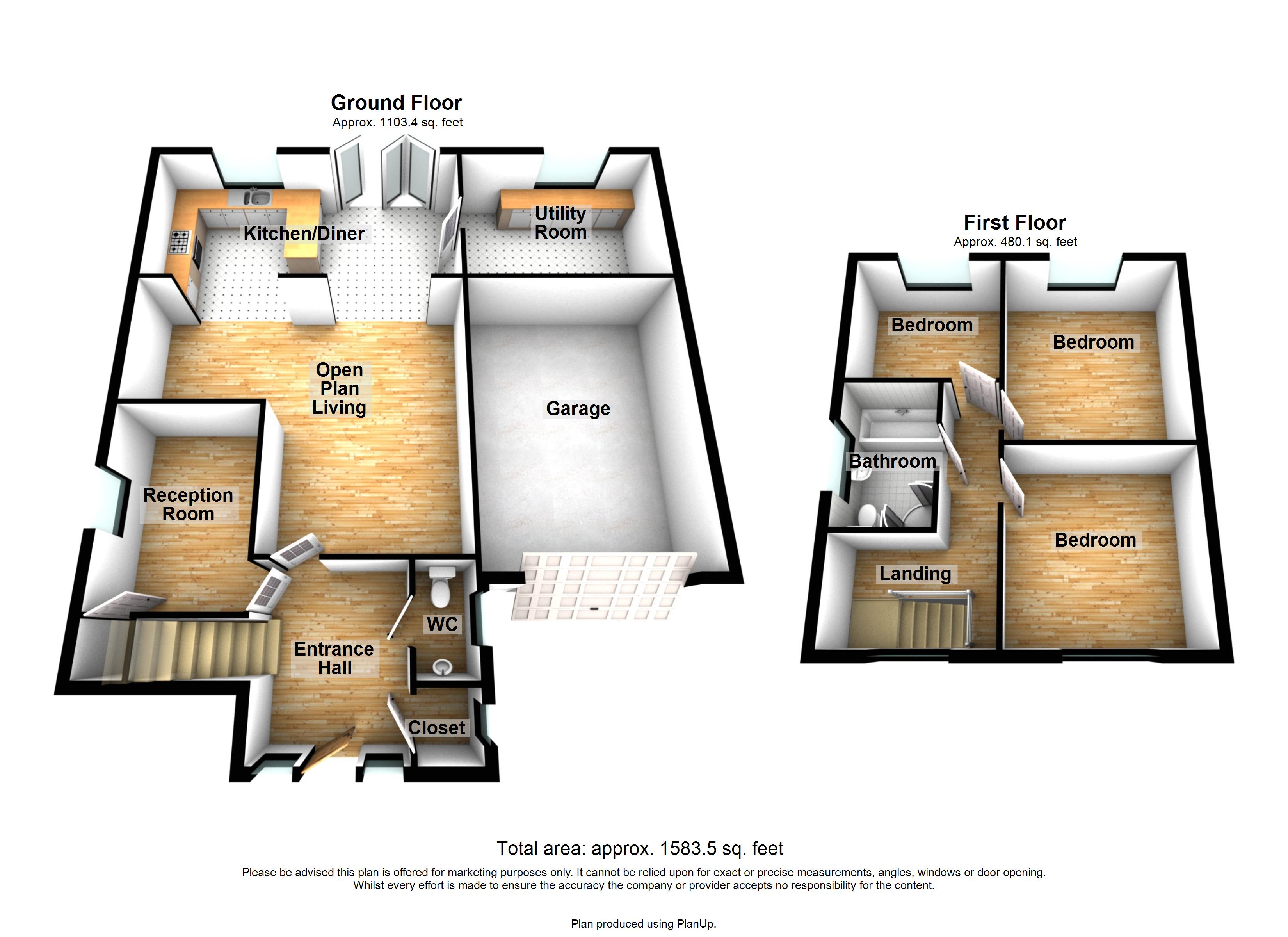 15, Ashmead Close, Kent floorplan