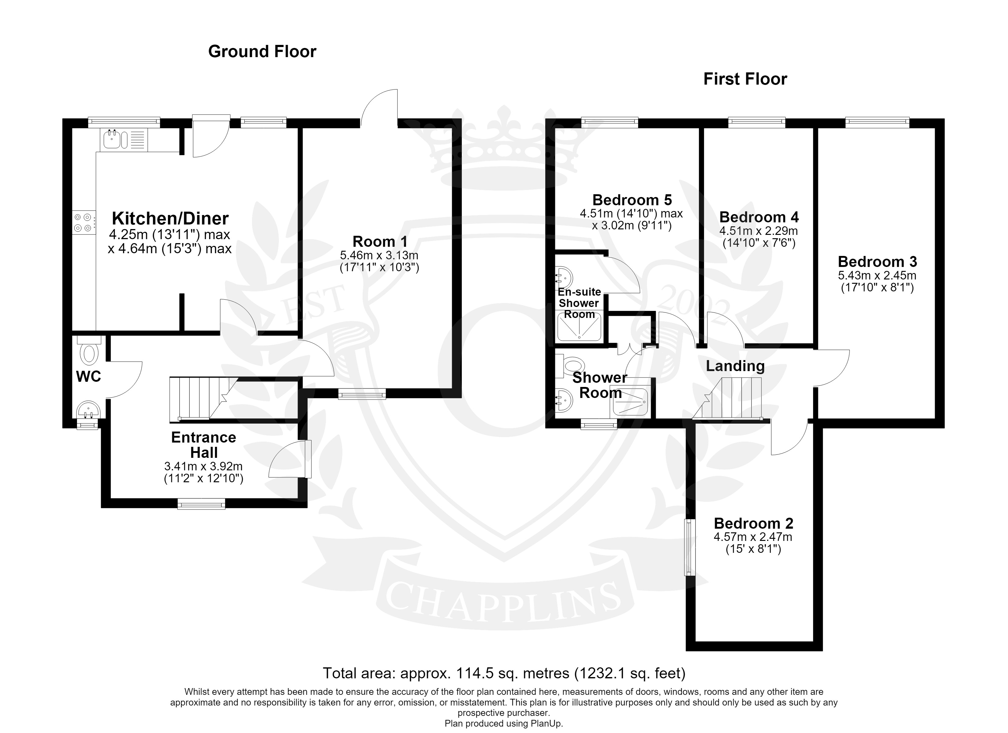 15, Shannon Close, Hampshire floorplan