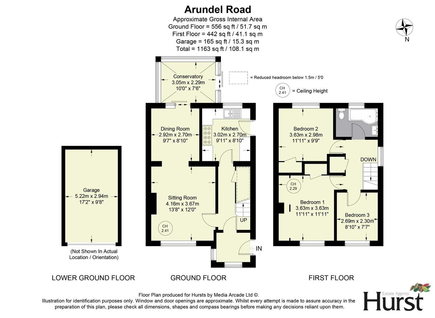 25, Arundel Road, High Wycombe floorplan