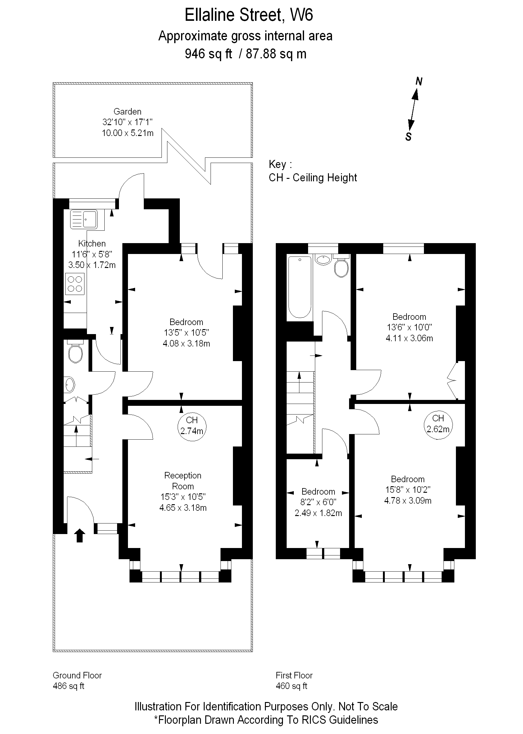 28, Ellaline Road, London floorplan
