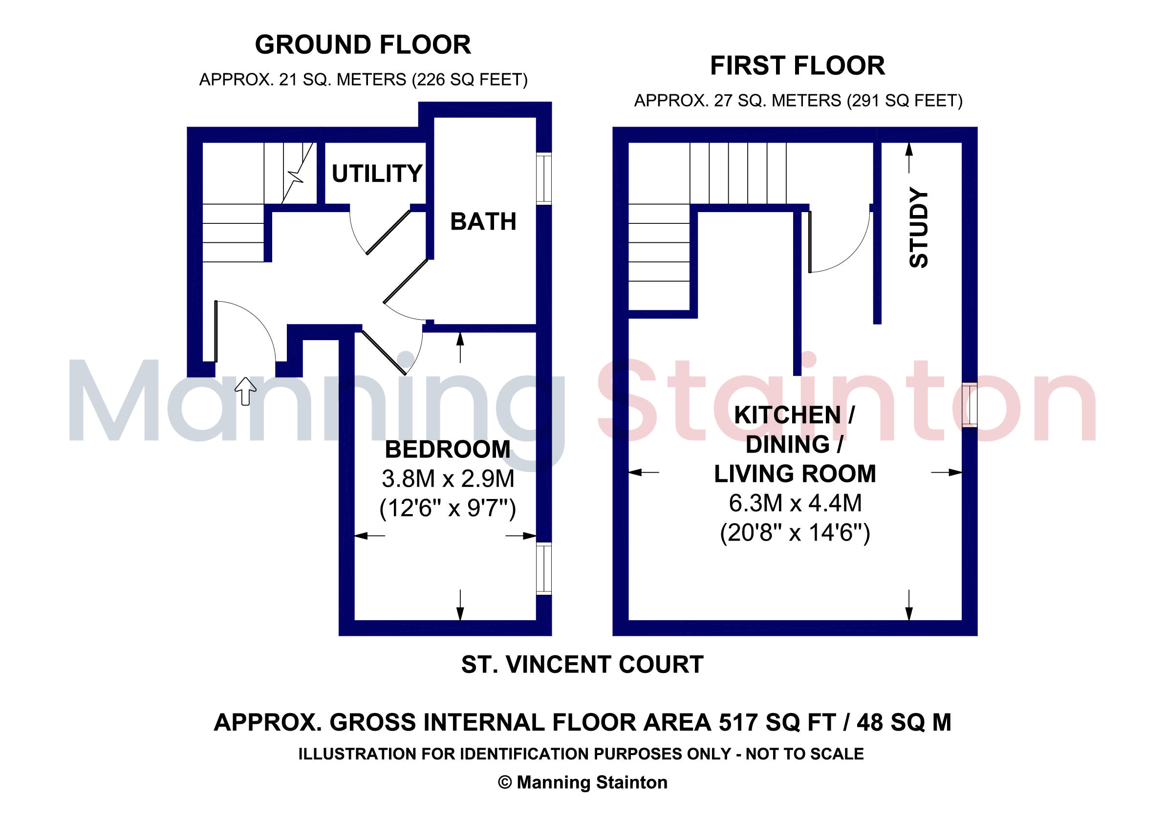 15 St. Vincent Court,, Littlemoor Road, West Yorkshire floorplan