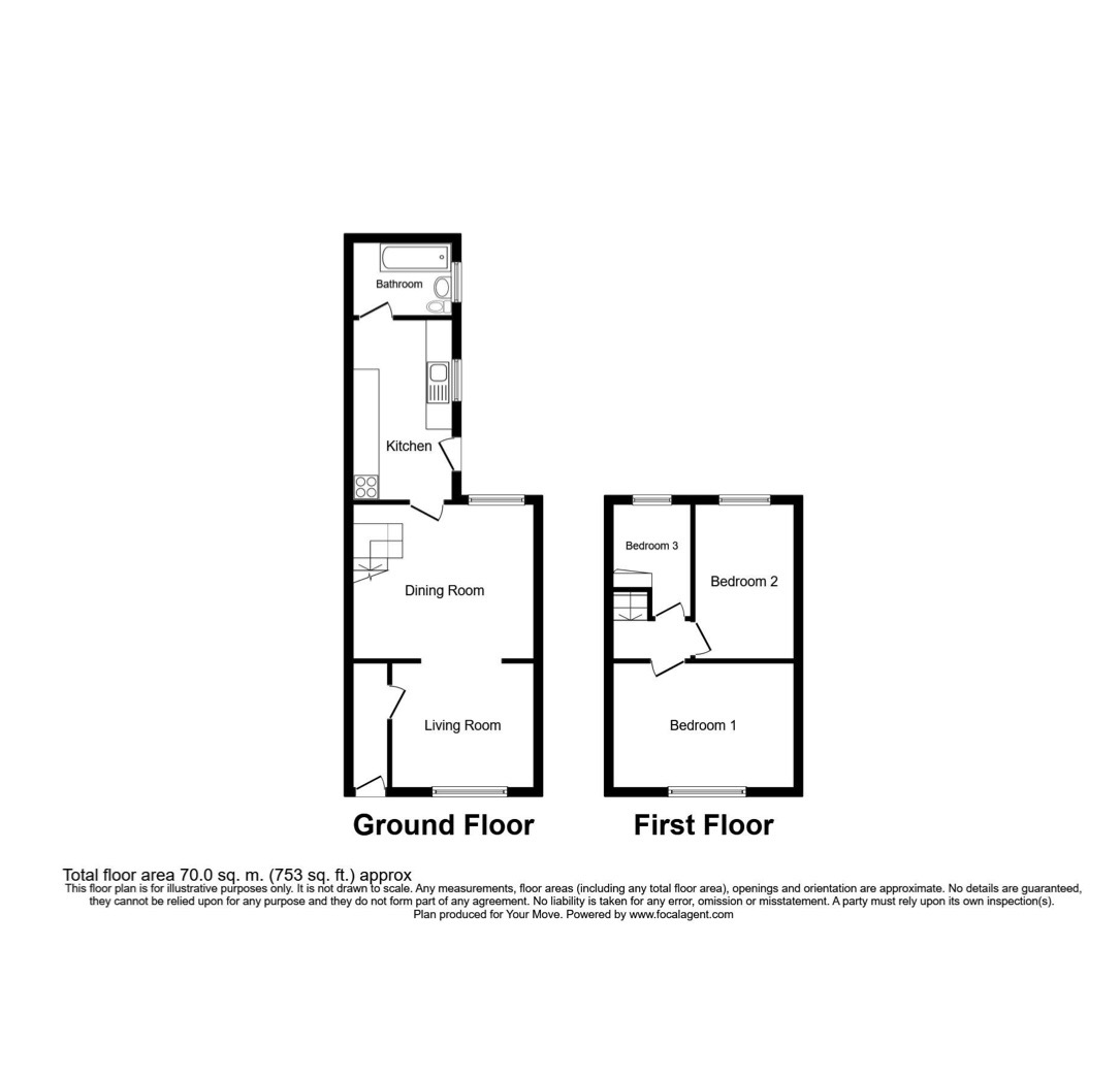 2, Ross Street, Sunderland floorplan