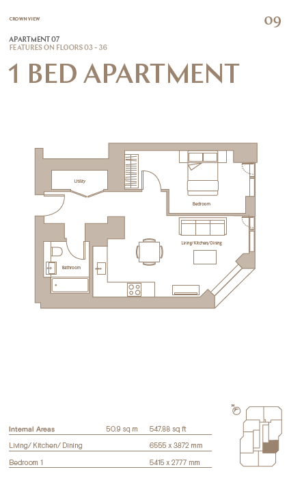 Victoria Riverside, Manchester floorplan