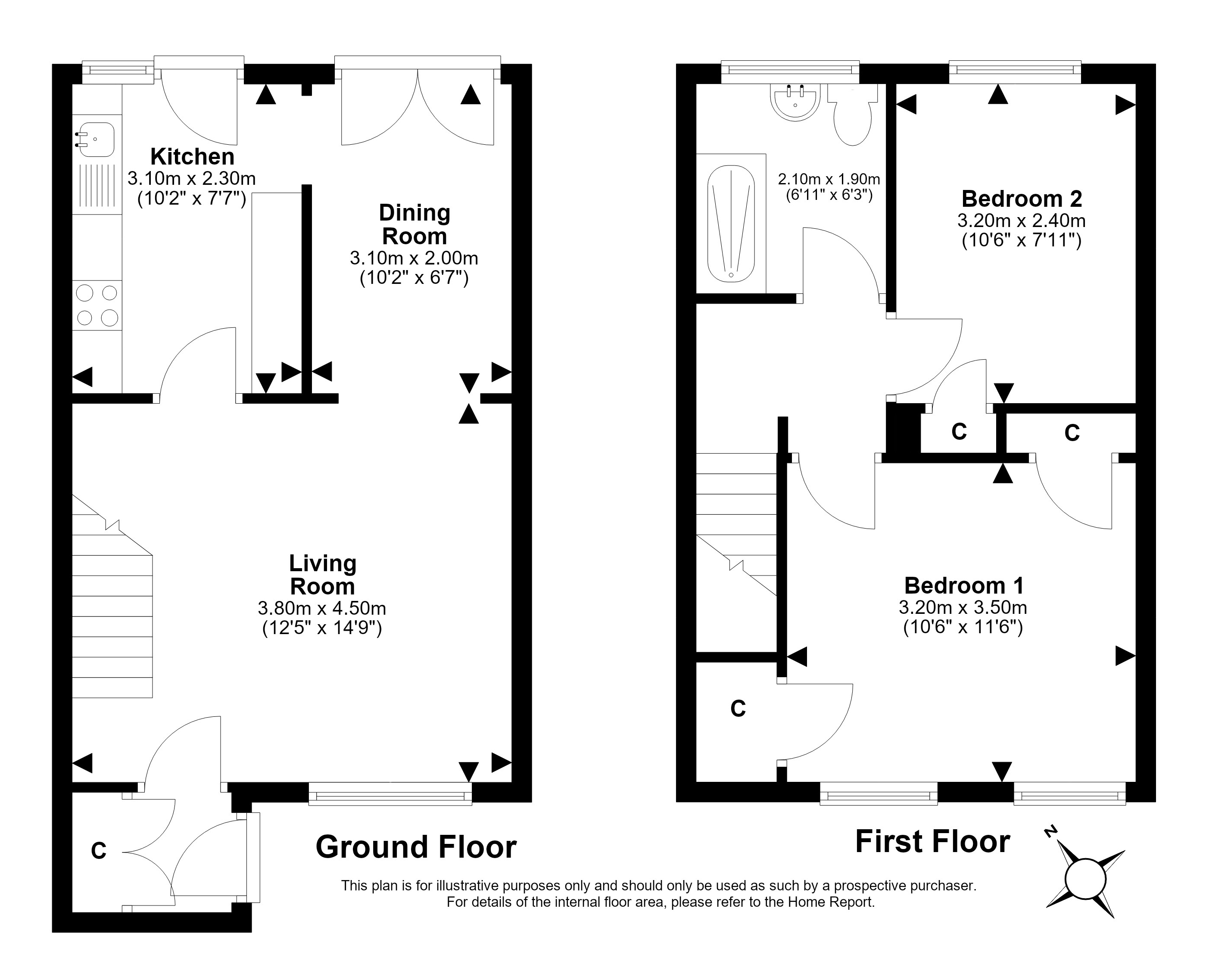 18, Mountcastle Loan, Mountcastle, Edinburgh floorplan