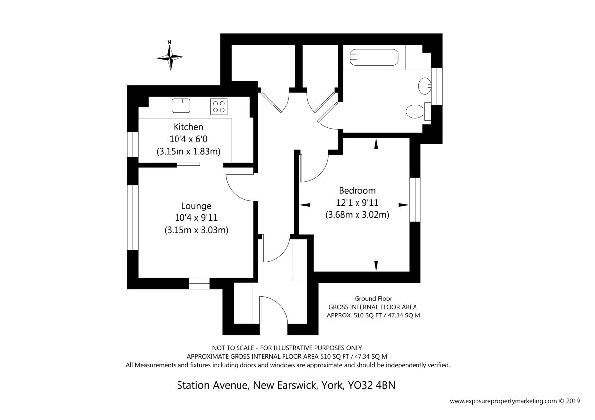 1 Bedrooms Flat for sale in Station Avenue, New Earswick, York YO32