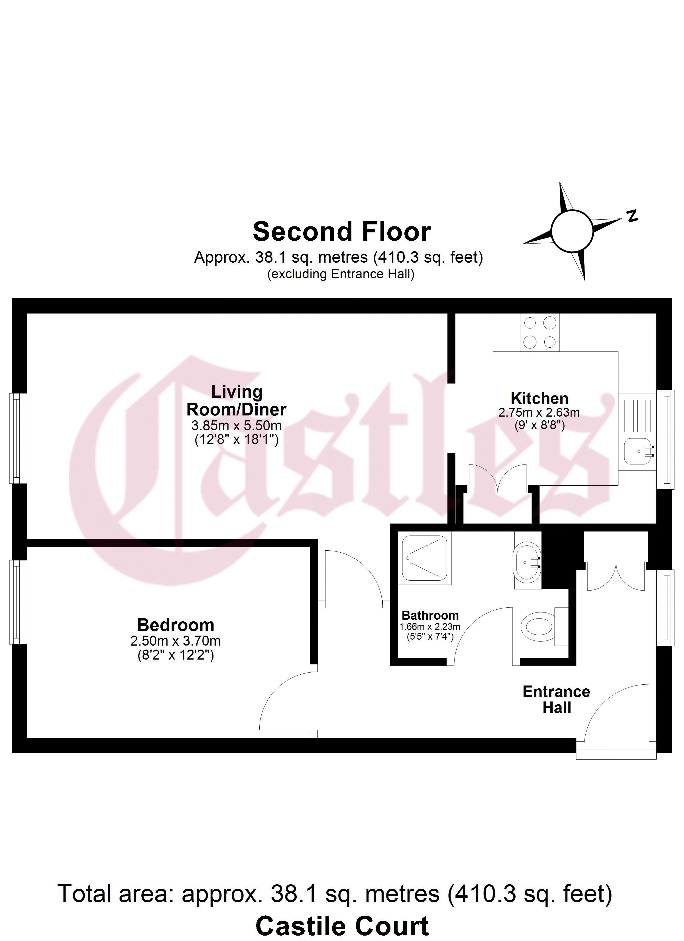 18 Castile Court, Eleanor Way, Waltham Cross floorplan