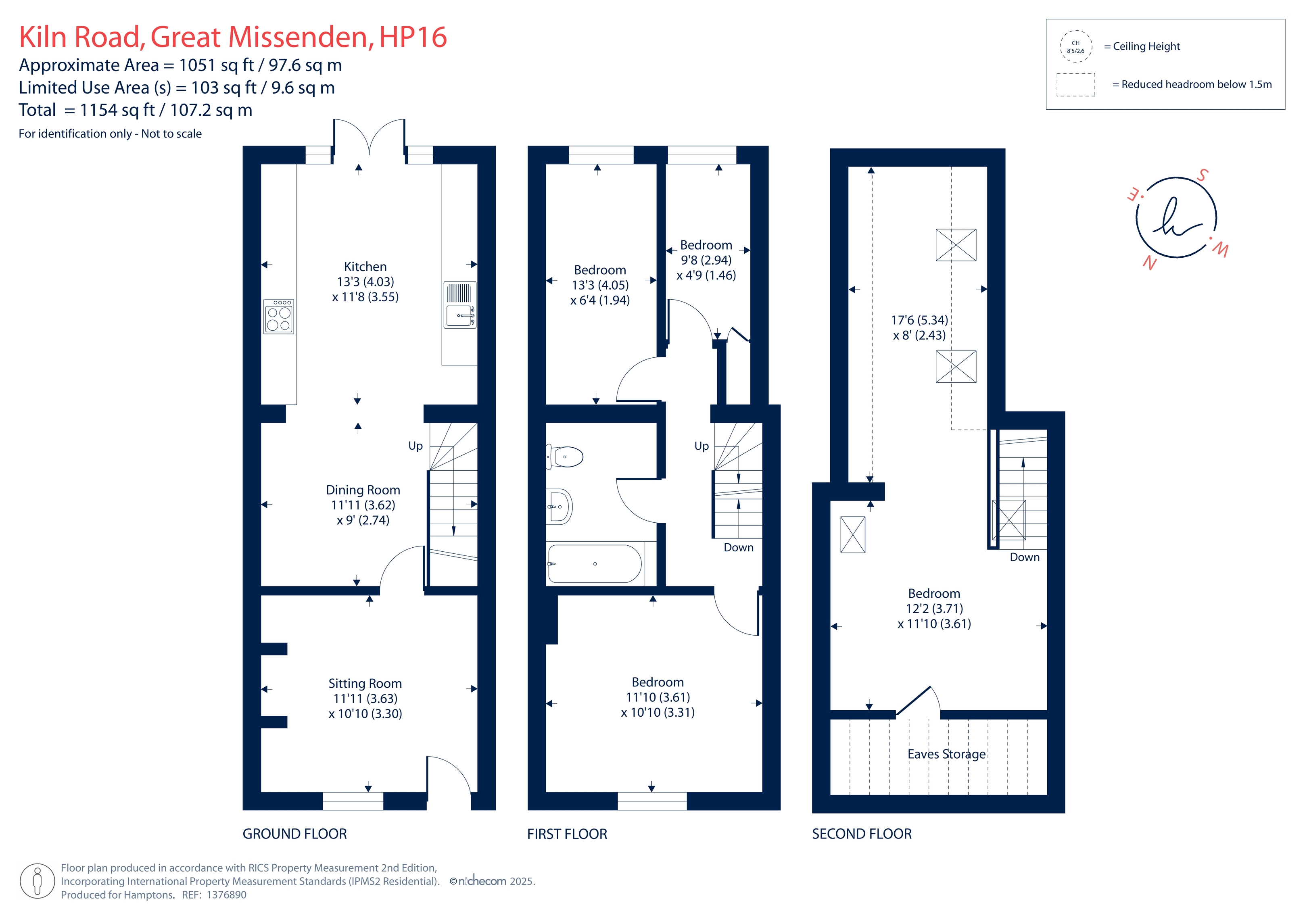 3 Clarks Cottages, Kiln Road, Great Missenden floorplan