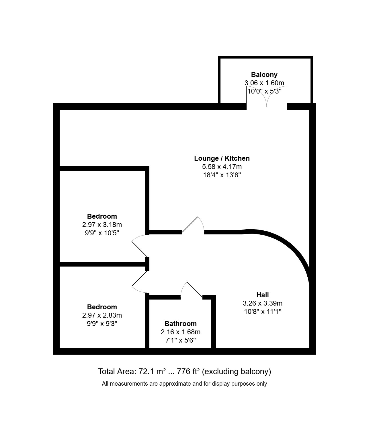 Flat 11, Ennismore Gardens, Southport floorplan