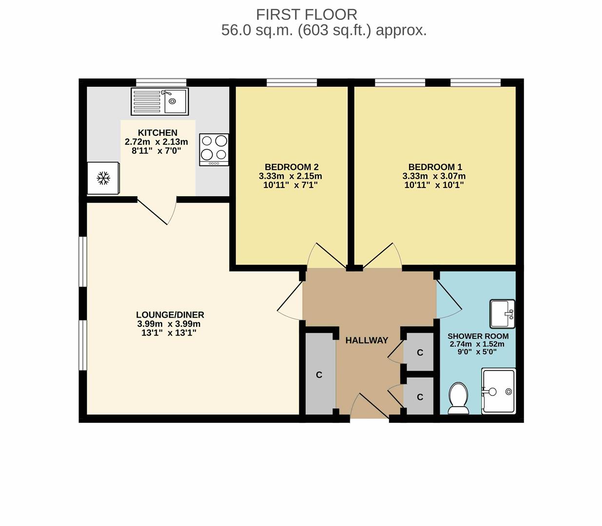16, Beechwood Mews, Edmonton floorplan