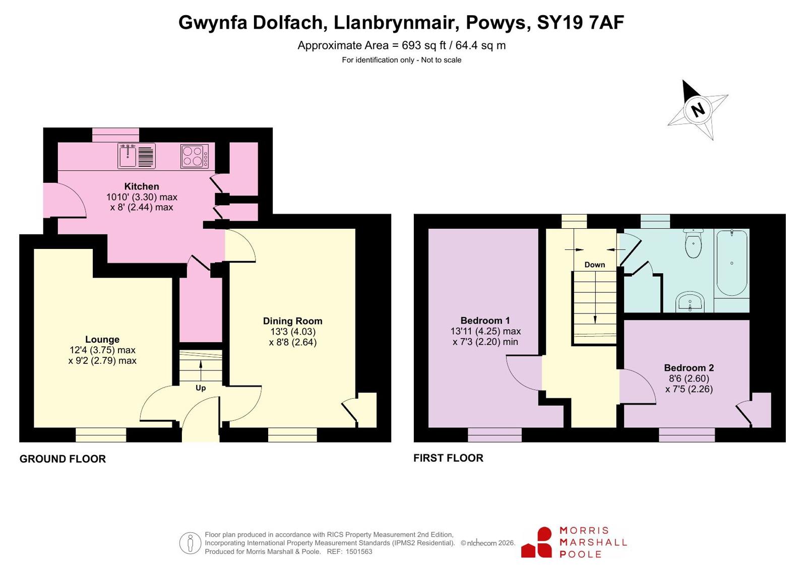 Gwynfa,, Dolfach, Powys floorplan