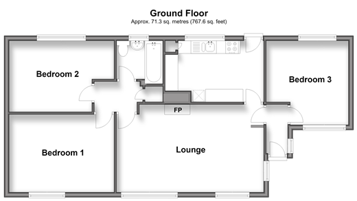 St. George's Crescent, Dover floorplan