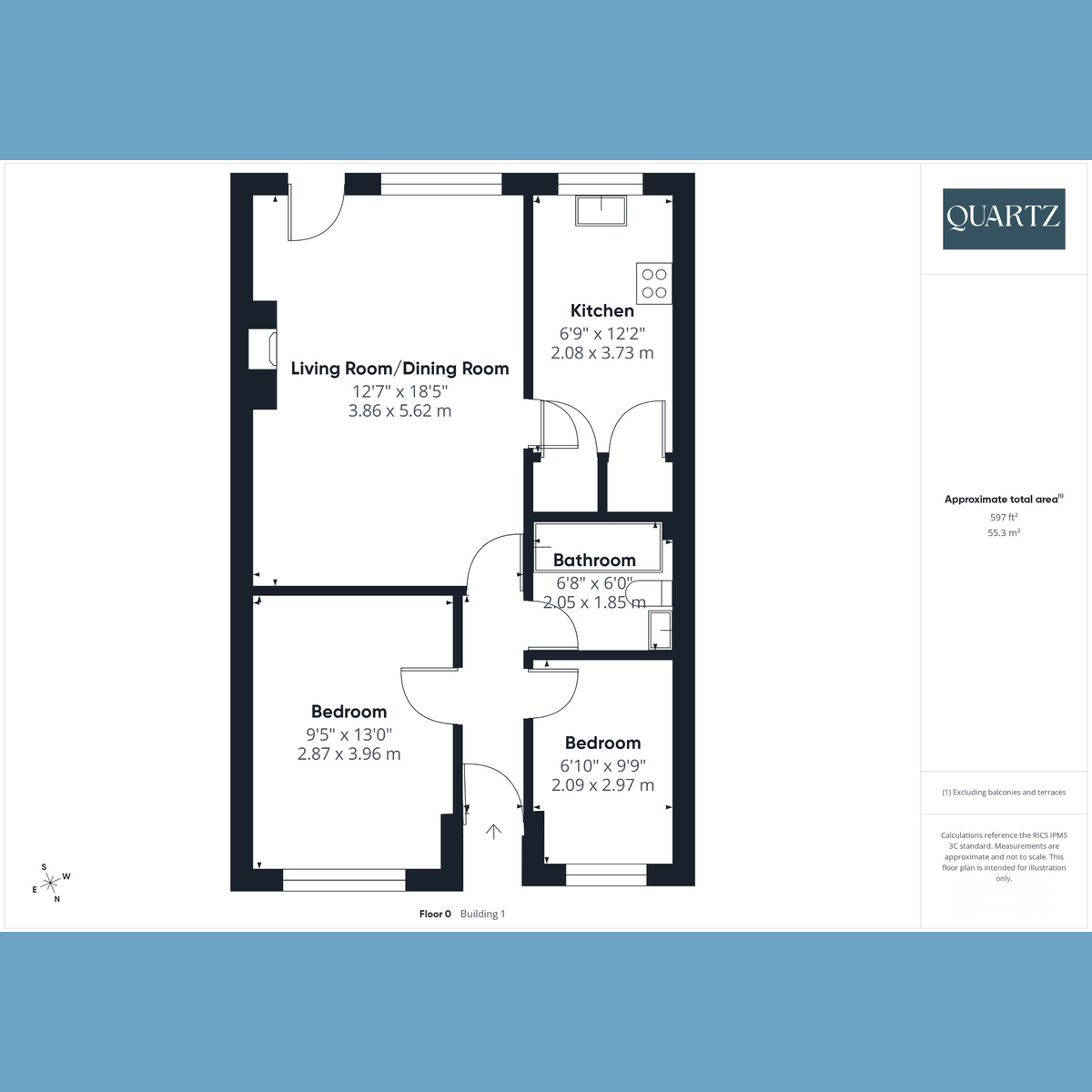 55, Towers Way, Corfe Mullen floorplan