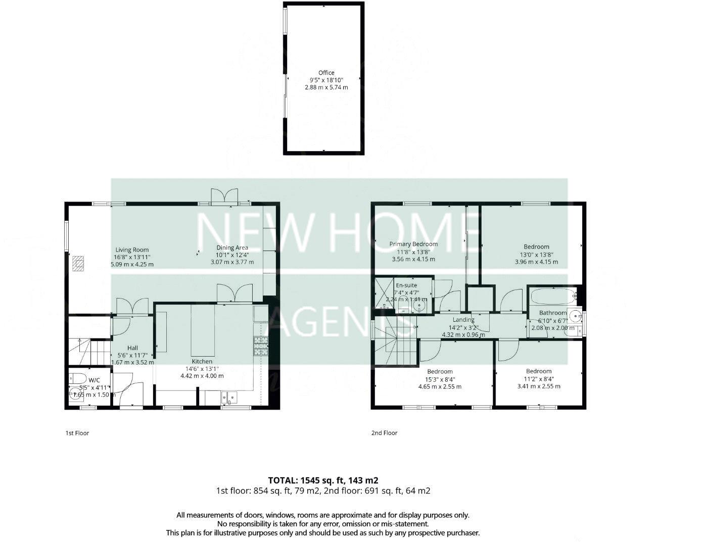 9, Banks Road, Evesham floorplan