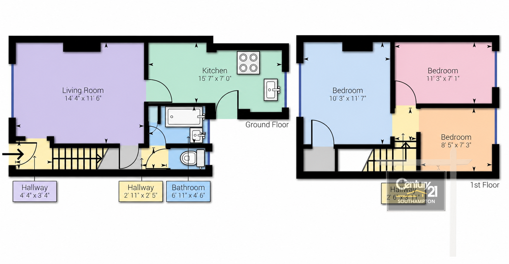 19, Coxford Drove, SOUTHAMPTON floorplan