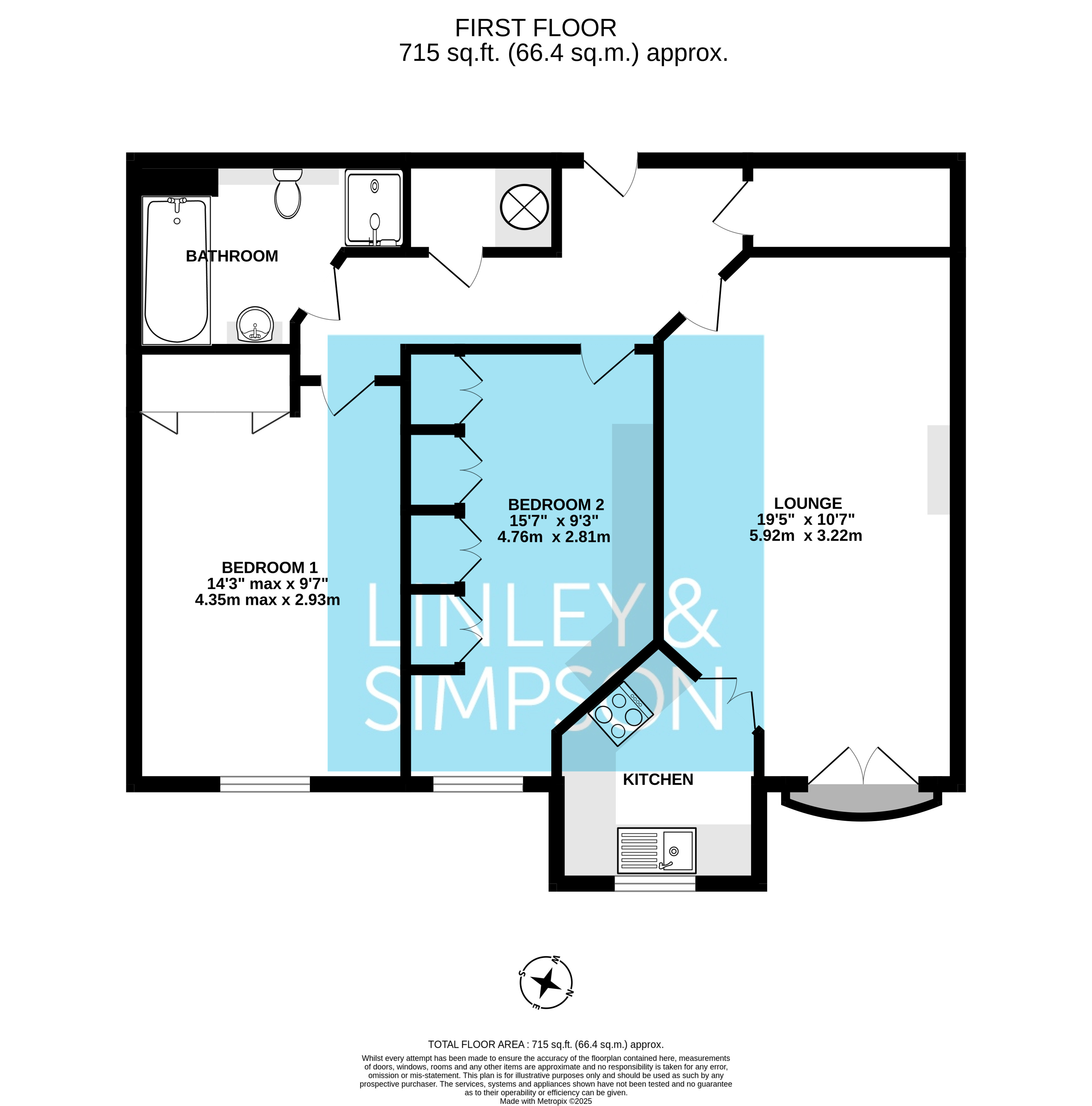 22, Belfry Court, York floorplan