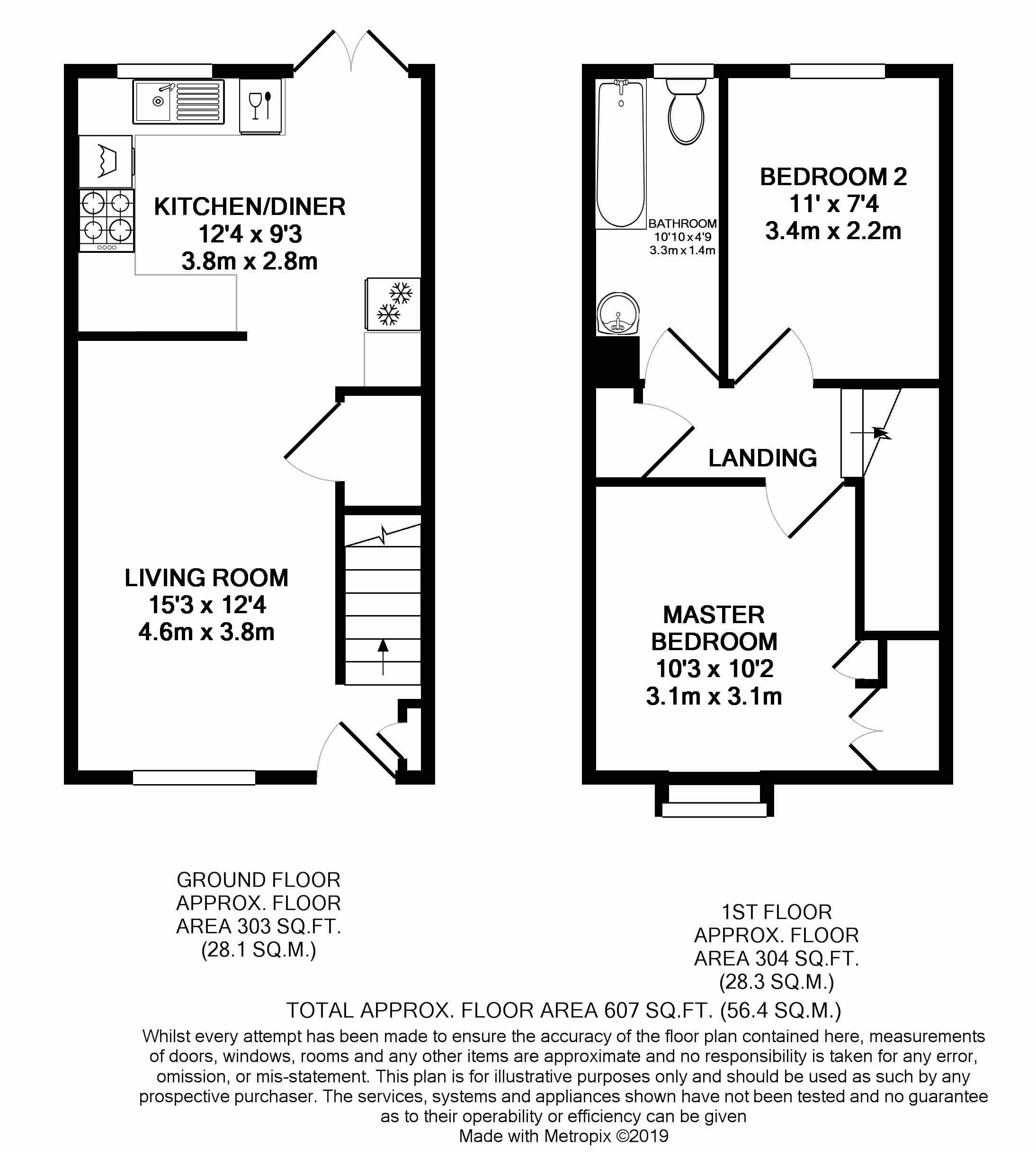 2 Bedrooms Terraced house for sale in Knights Manor Way, Dartford DA1