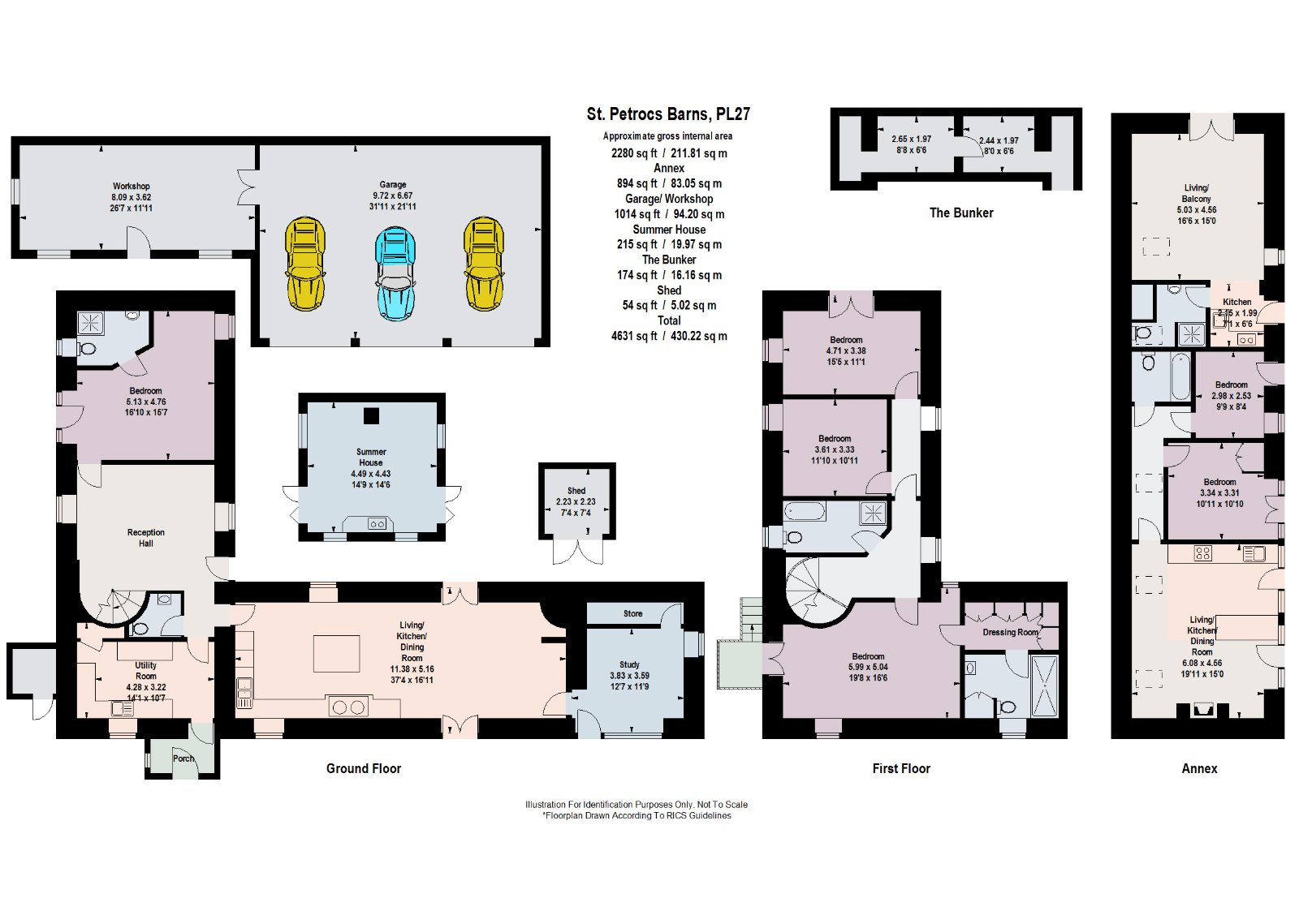 St. Petrocs Barns, Trevengenow Farm,, St. Ervan, Cornwall floorplan