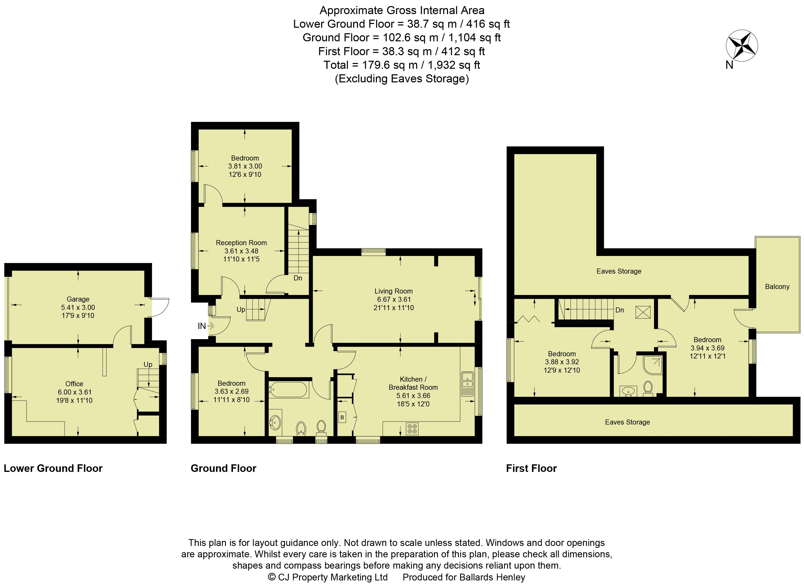 3, New Road, Marlow Bottom floorplan