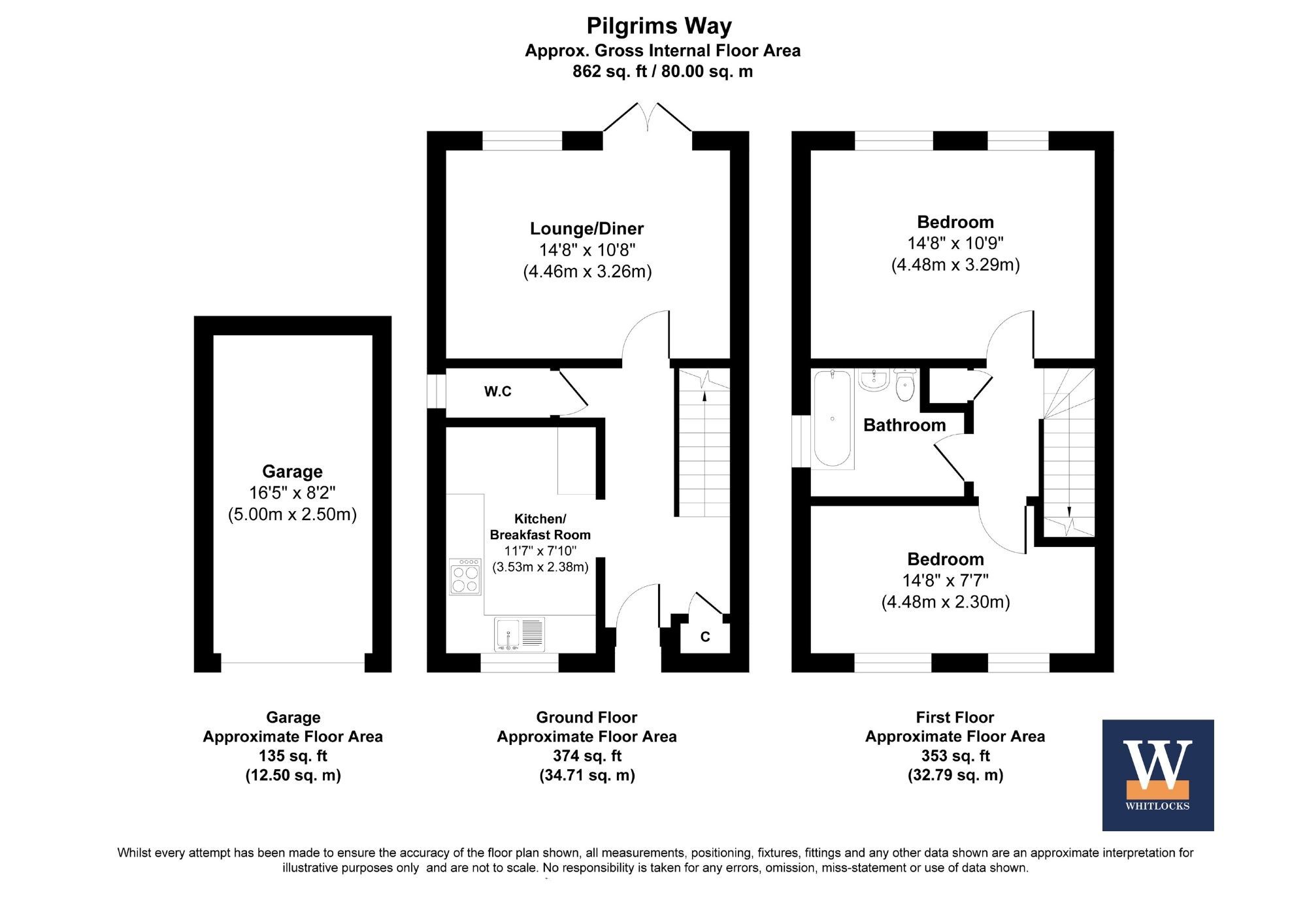 15 Pilgrims Way, Bognor Regis floorplan