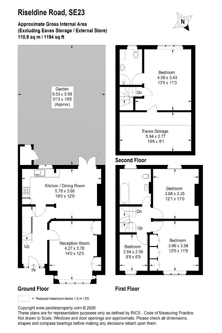 47, Riseldine Road, London floorplan