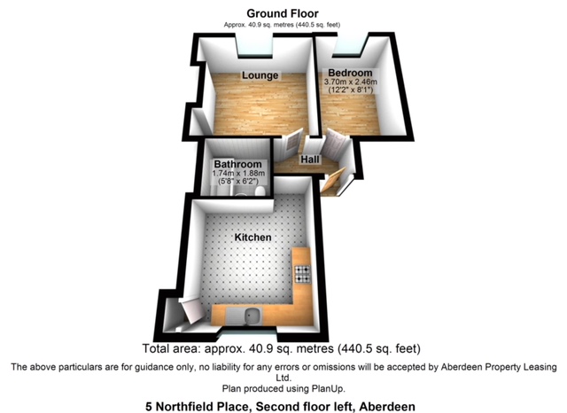 Northfield Place, Second Left, AB25, Aberdeen floorplan