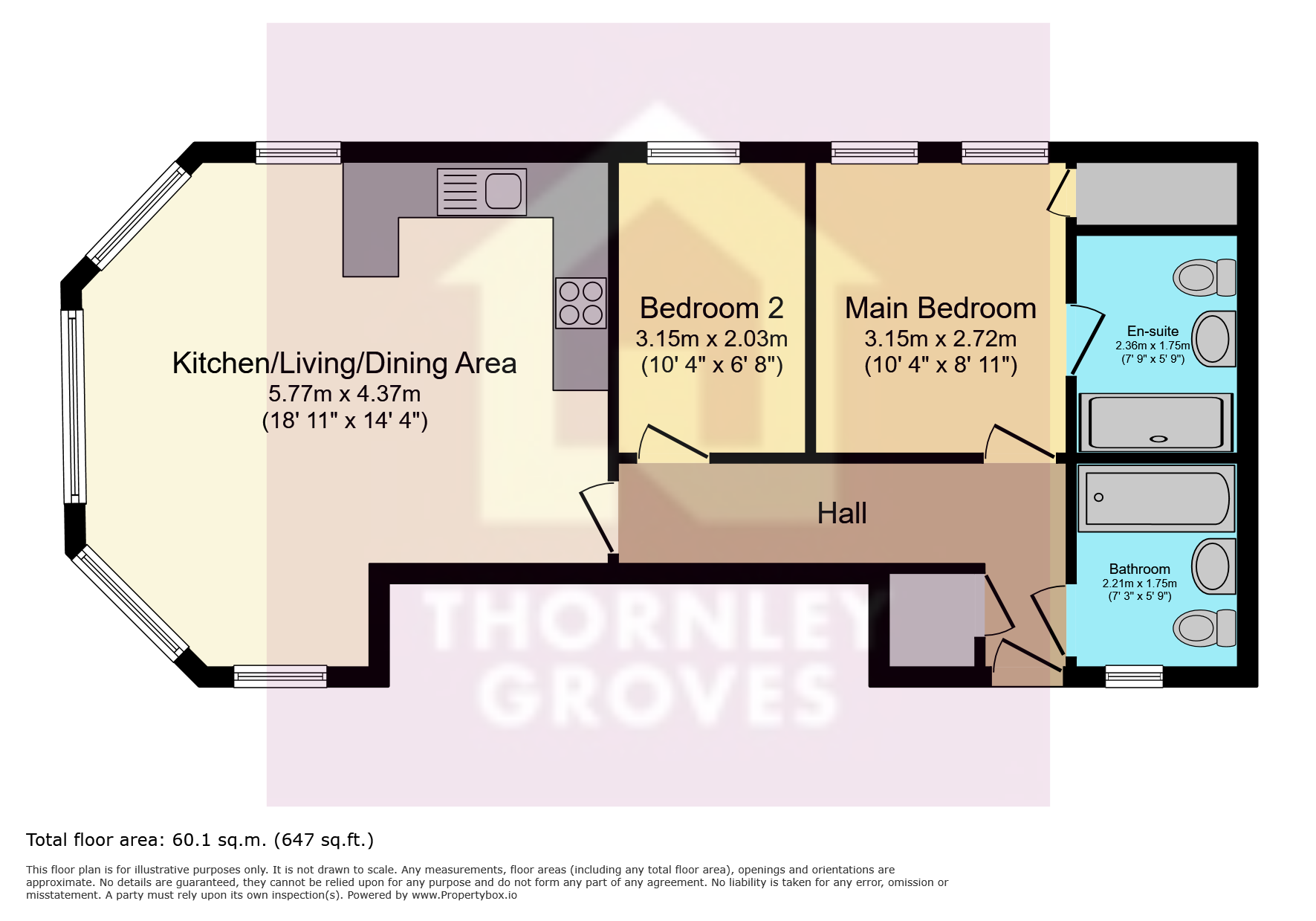11, Huntspill Road, Altrincham floorplan