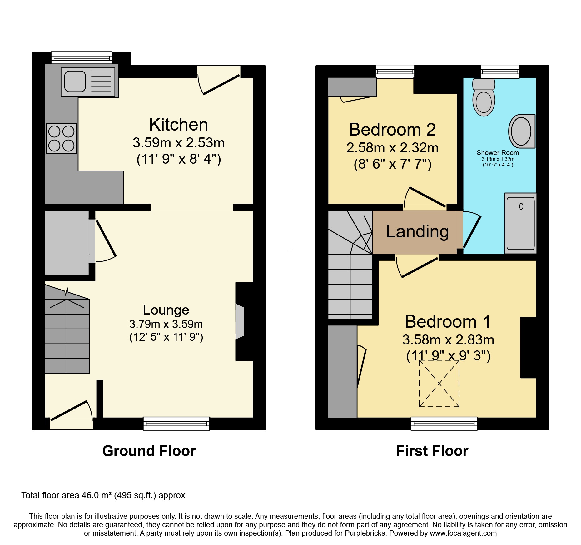 17, Mona Street, Birkenhead floorplan