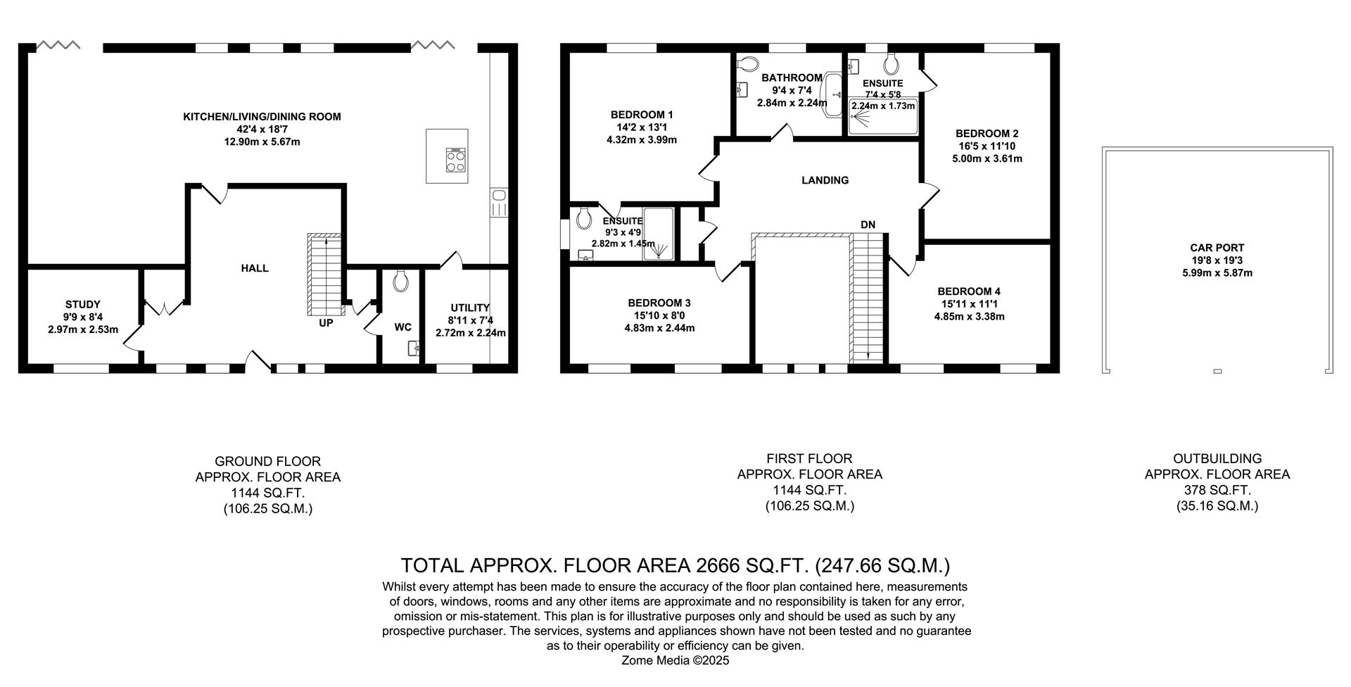 2, Barfield Gardens, West Malling floorplan