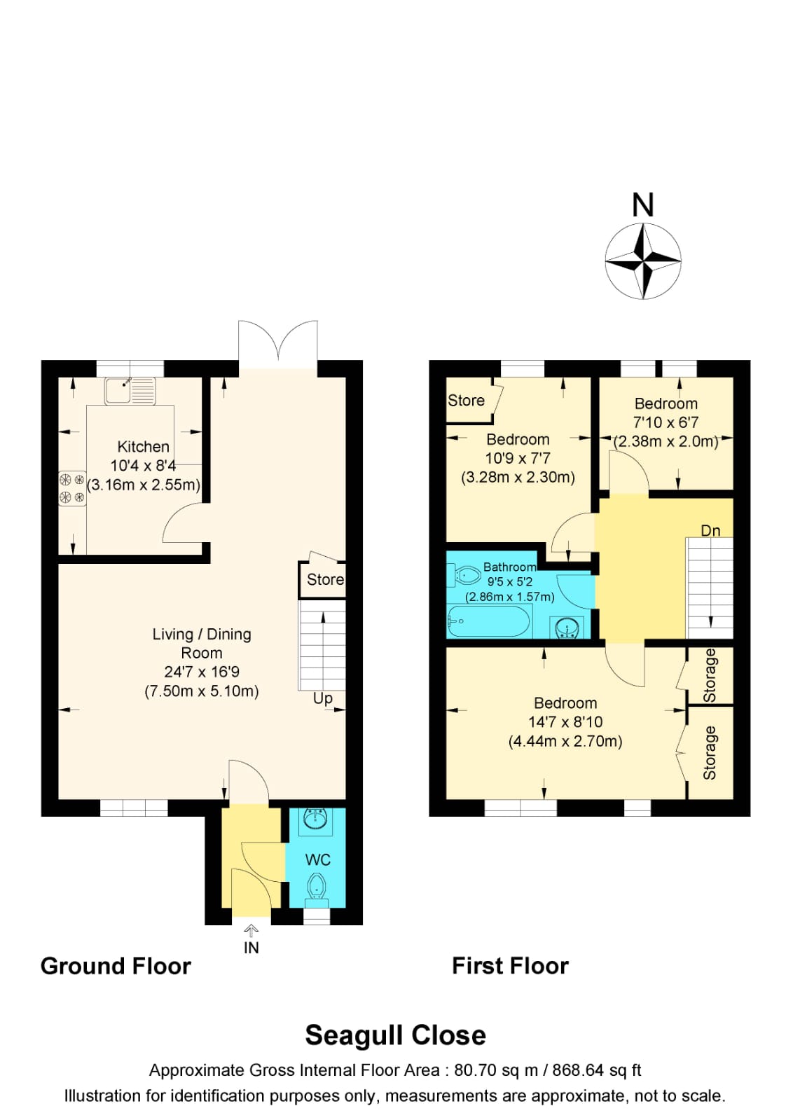 42, Seagull Close, Essex floorplan