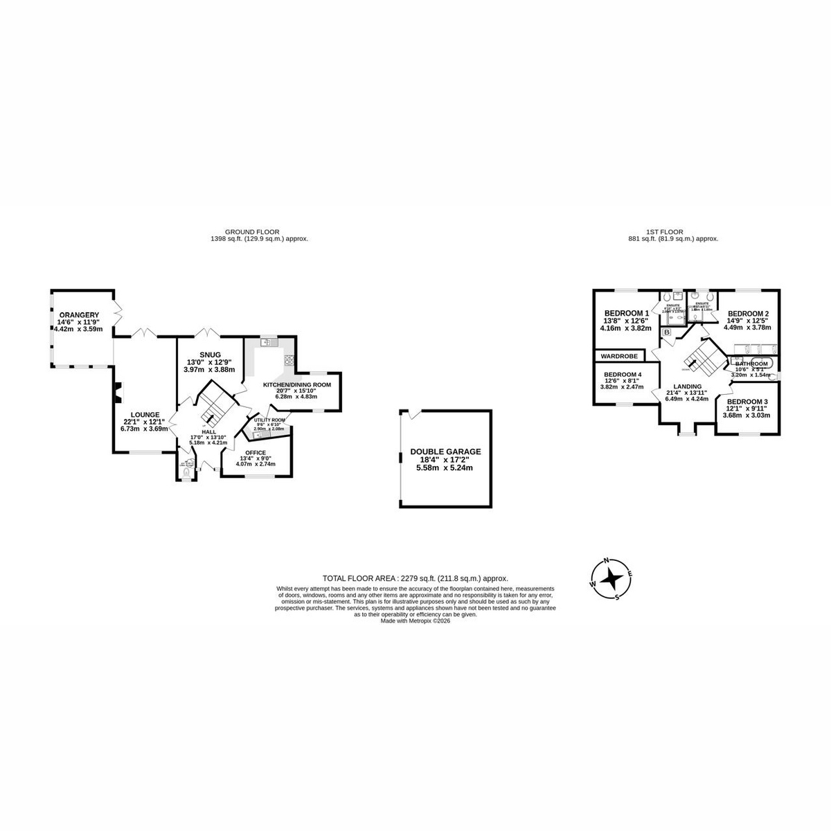23, Keats Way, Cottam floorplan