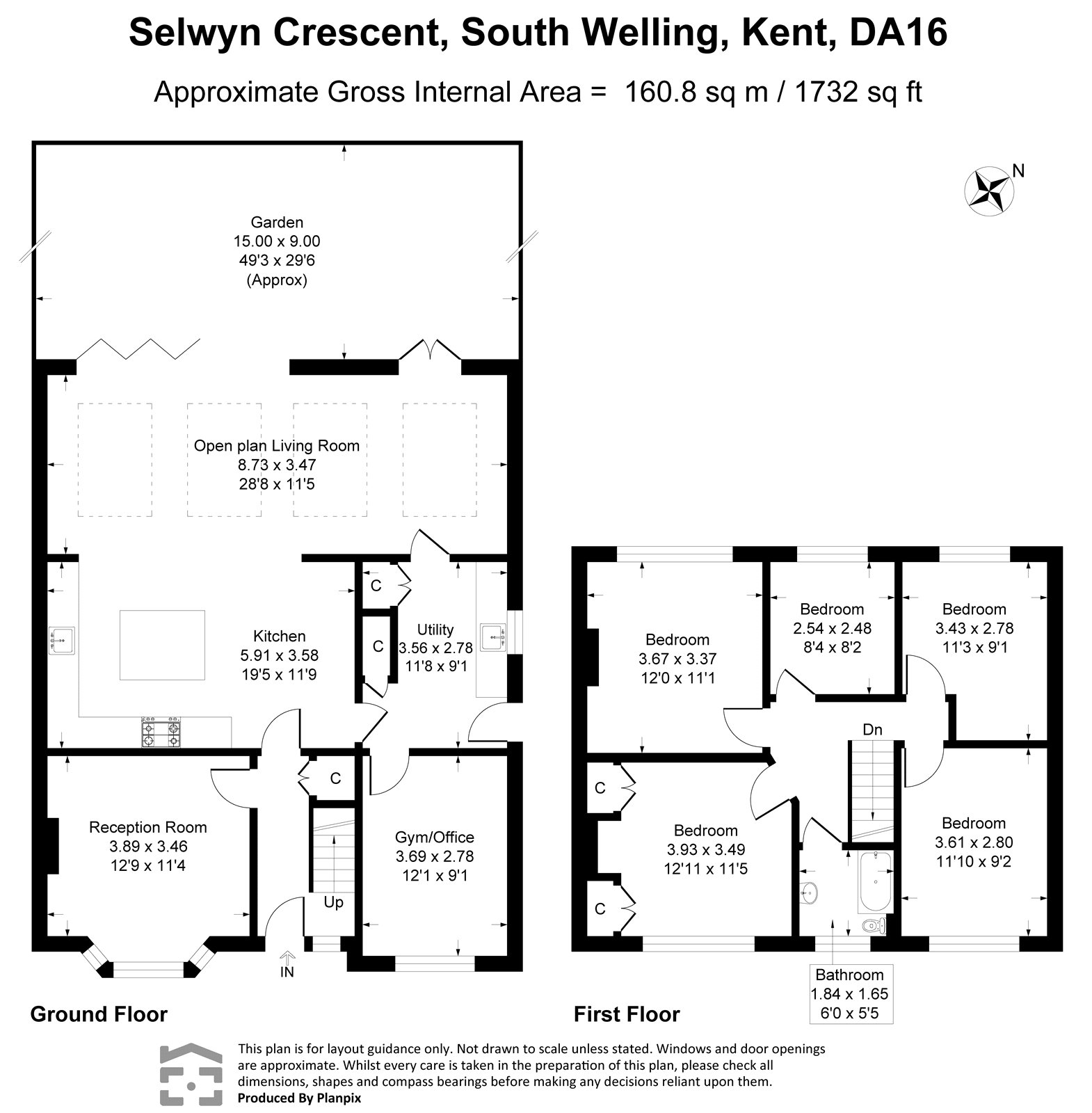 10, Selwyn Crescent, South Welling floorplan