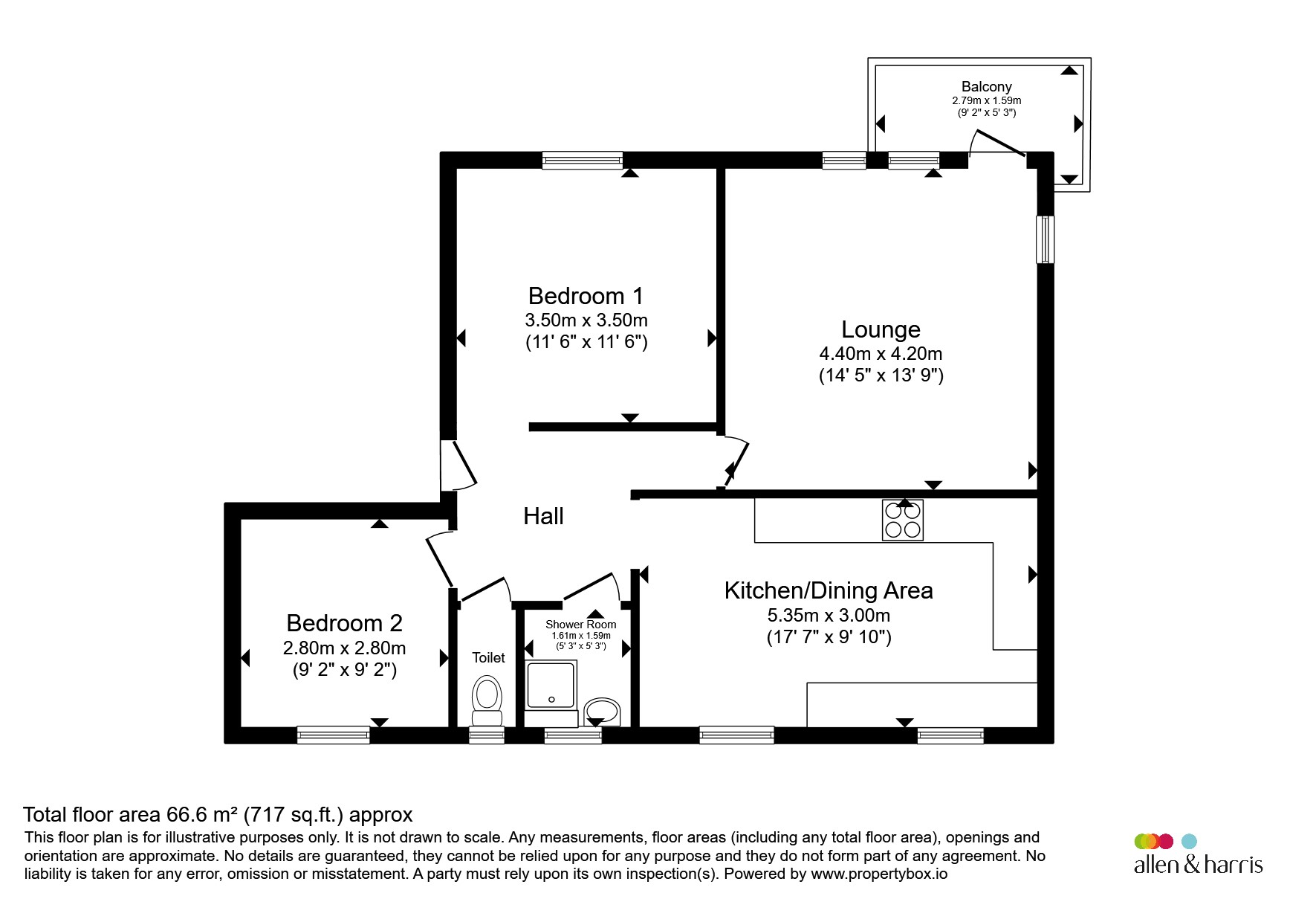 6, Quarry Close, Cardiff floorplan