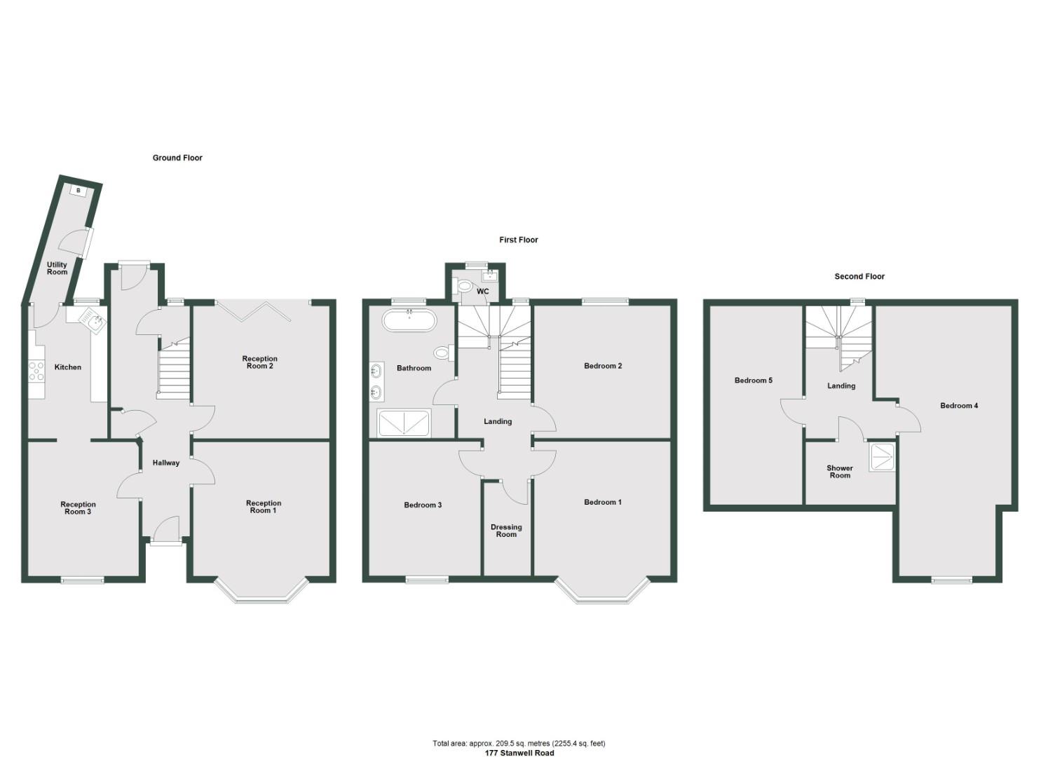 177, Stanwell Road, Penarth floorplan