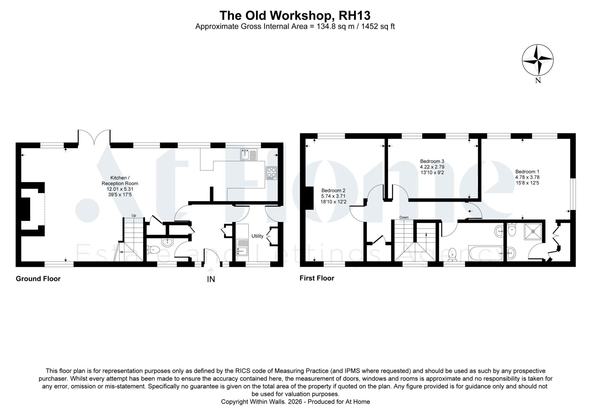 The Old Workshop, Cyder Farm, Brighton Road, Horsham floorplan