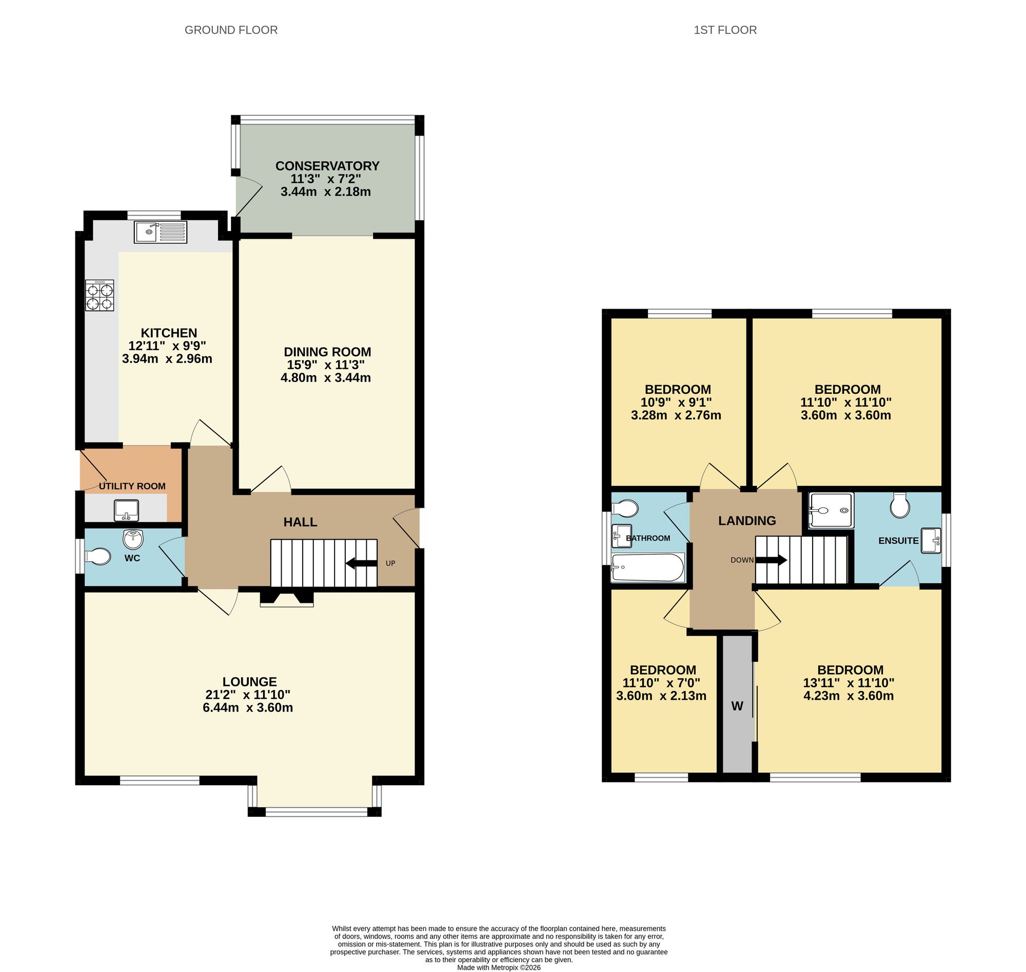 5 The Hawthornes, Ormskirk floorplan